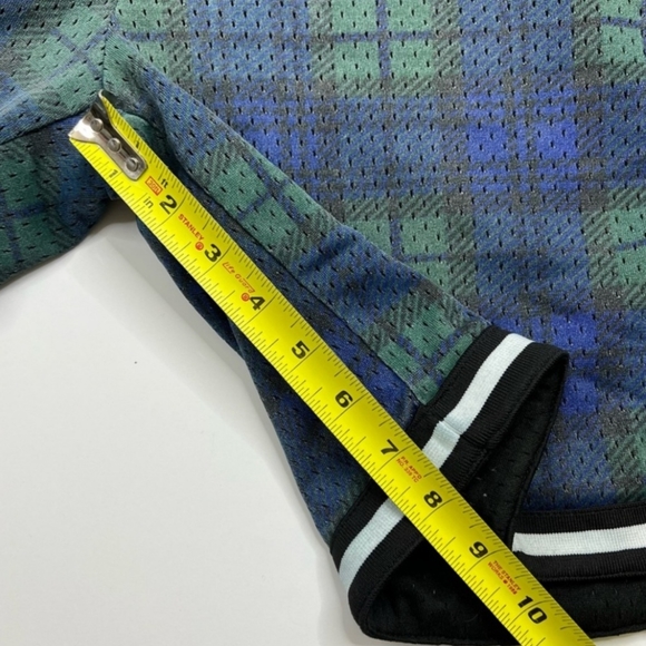 Bascom Projects 1993-XXV Men's Green & Blue Plaid Shorts Zipper Pockets … - Picture 4 of 8